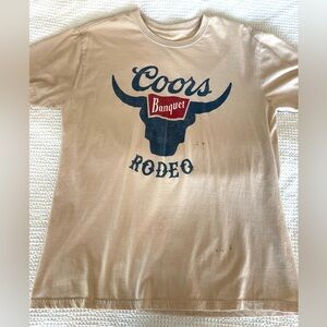 Target Tan Coors Graphic Tee - L